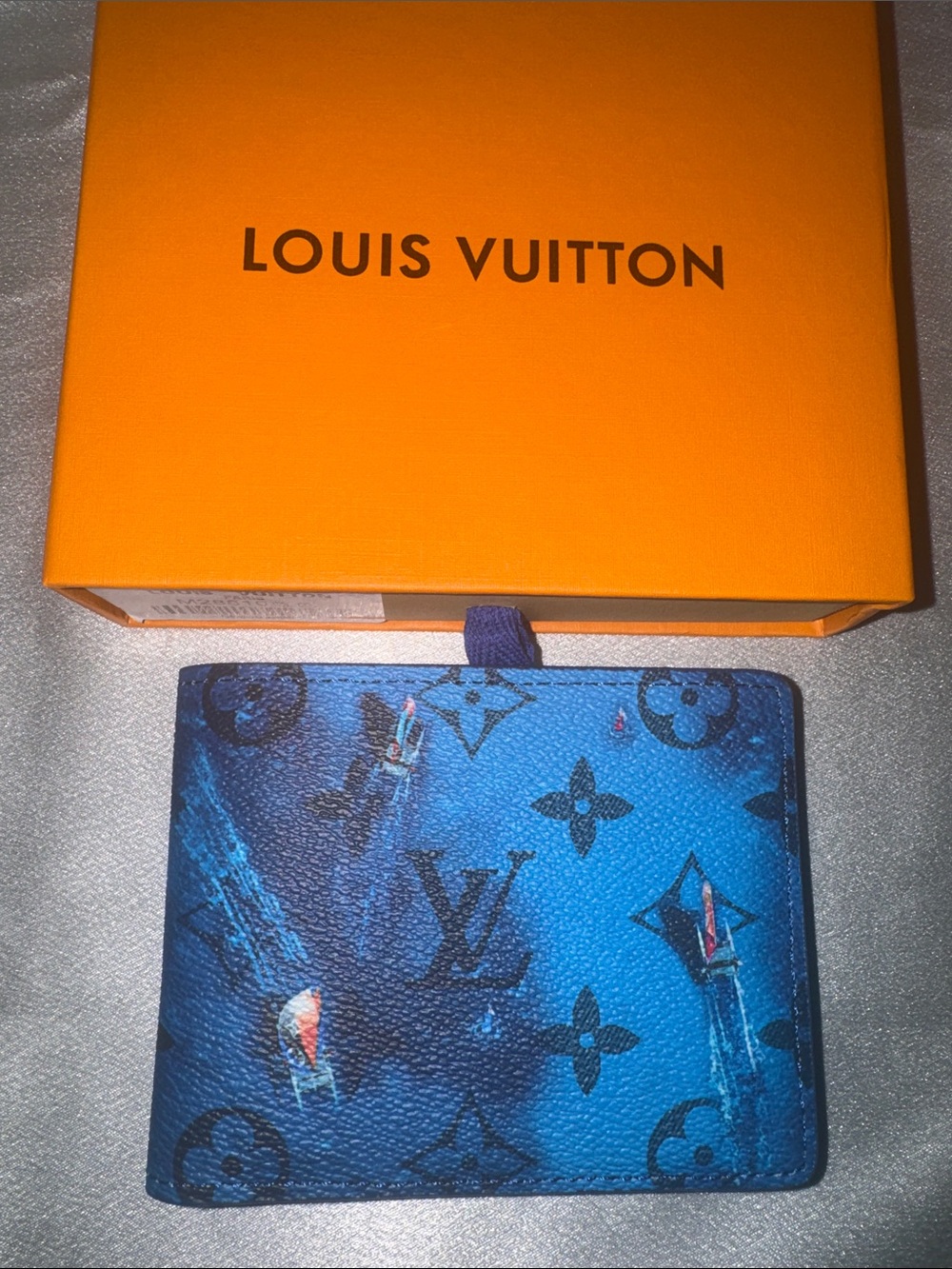 New!🔥Louis Vuitton Multiple Wallet in Catamaran Navy Blue!🔥